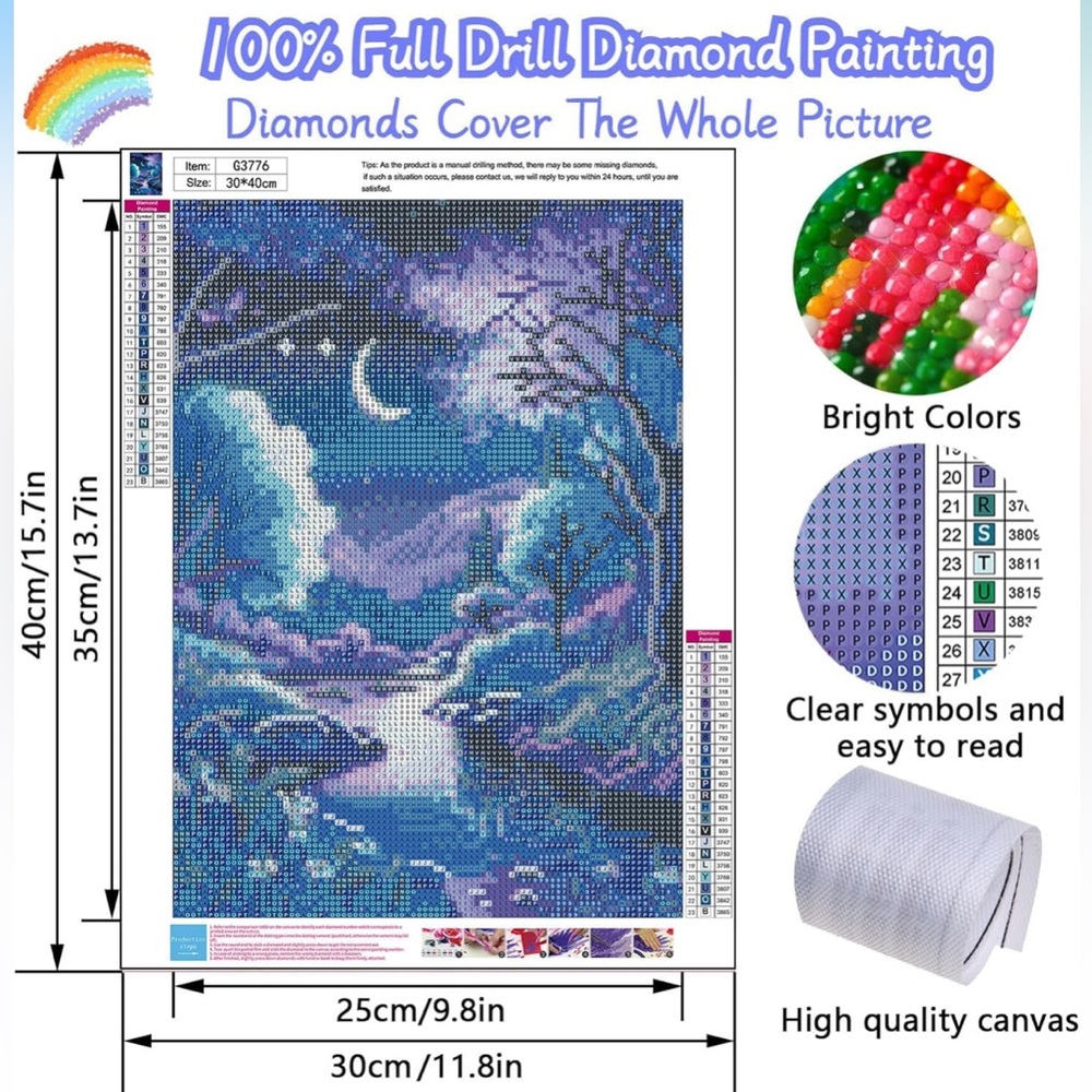 Diamond Art Painting Kits for Adults for Home Wall Decor(12x16 inch)